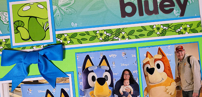 Flower Power Layouts - Add a pop of color to your scrapbook.