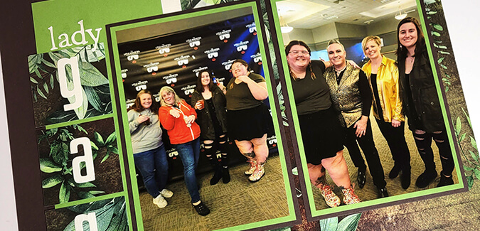 The perfect formula: Another pair of Flourish pages.