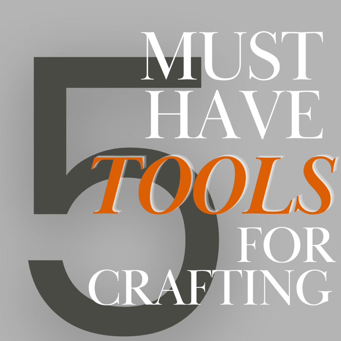 Five essential tools for efficient paper crafting.