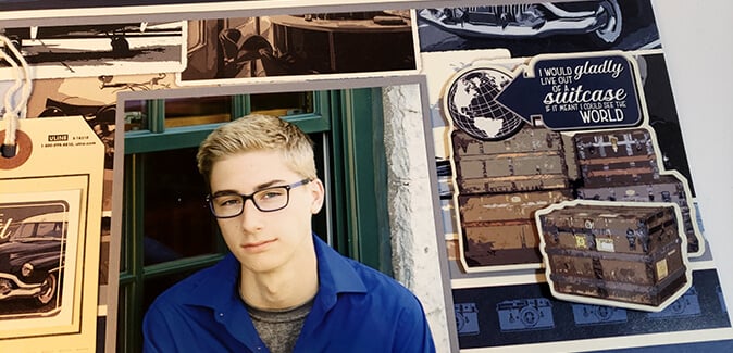 In Transit Page Kit - See the layouts, before and after!