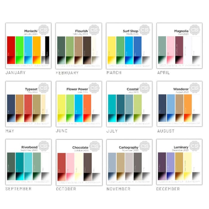 2023 Color Palettes—Build your color confidence.