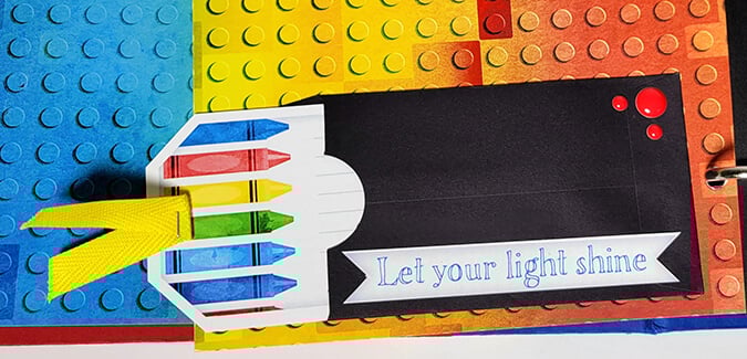 Kids Rule Snap Ring Album - A mini book for your mini-me.