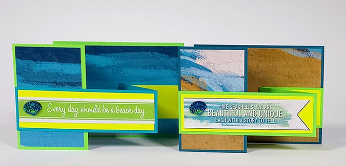 Make twenty terrific Shoreline cards.