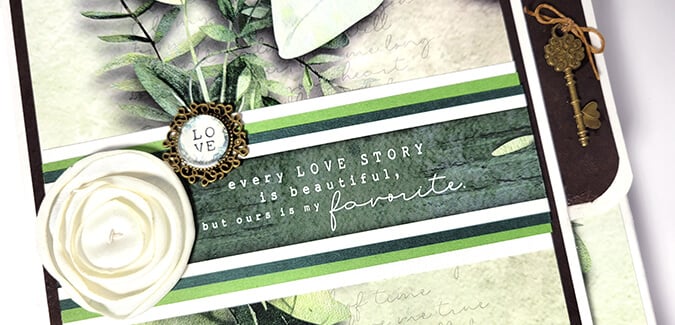 A Cherish Triple Panel Book to document wedding memories.