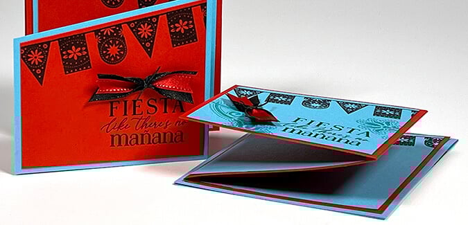 Diagonal Z-fold Card Formula - Make fancy folded cards FAST!