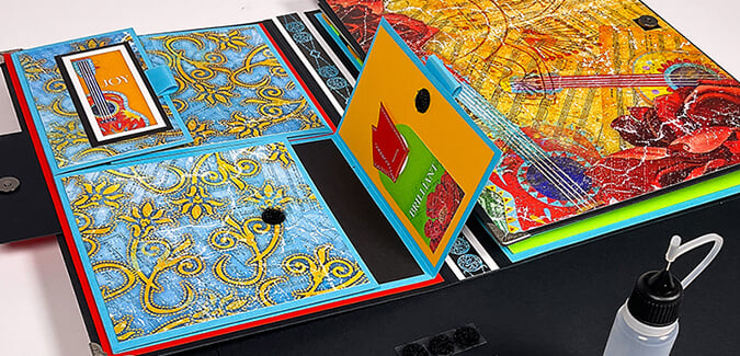 Mariachi Triple Panel Book - A closer look.