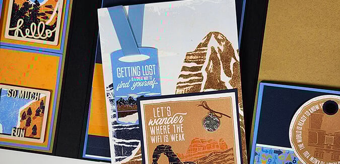 Make a Wanderer Triple Panel Book your travel companion.