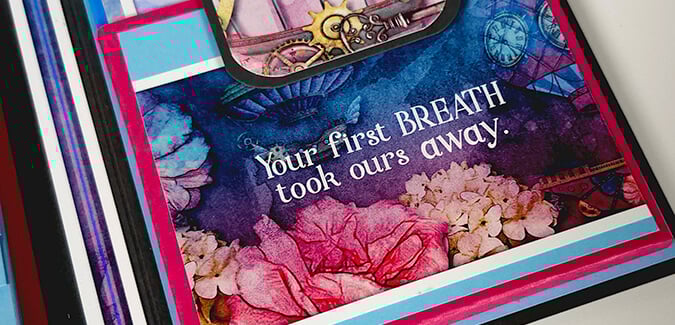 Take Flight Twin Trifold Albums for Baby.