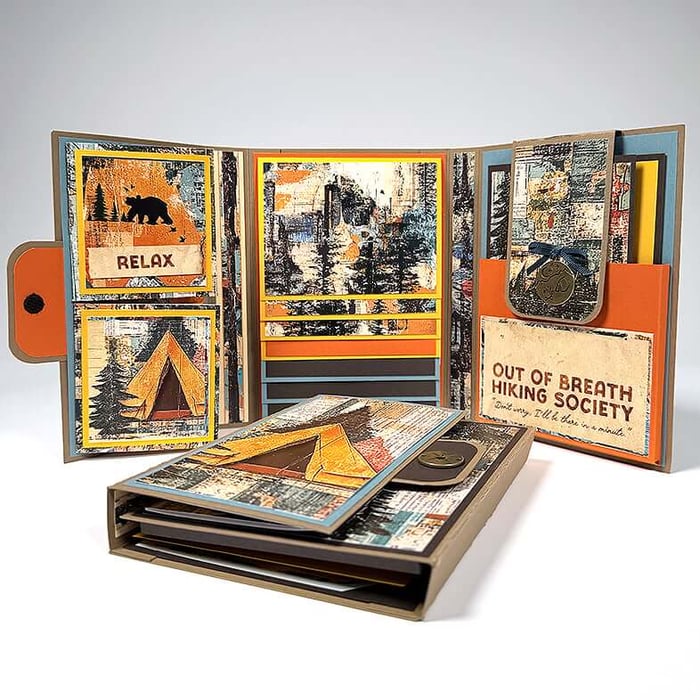 Twin Trifold Albums preserve Camp memories.