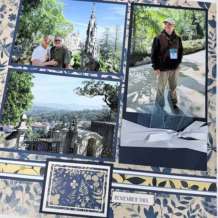 Blue Botanicals Layouts—A natural choice for your memories.