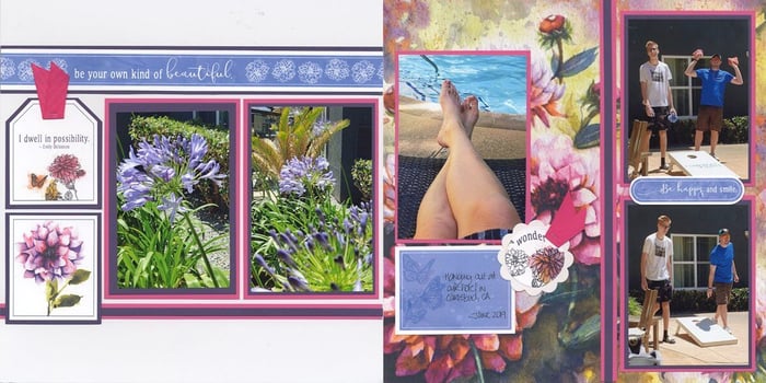 Dahlia Remix Layouts - Scrap birthdays, vacations and more!