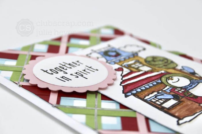 Paper Strips Plaid - Christmas In The Neighborhood card, Part One