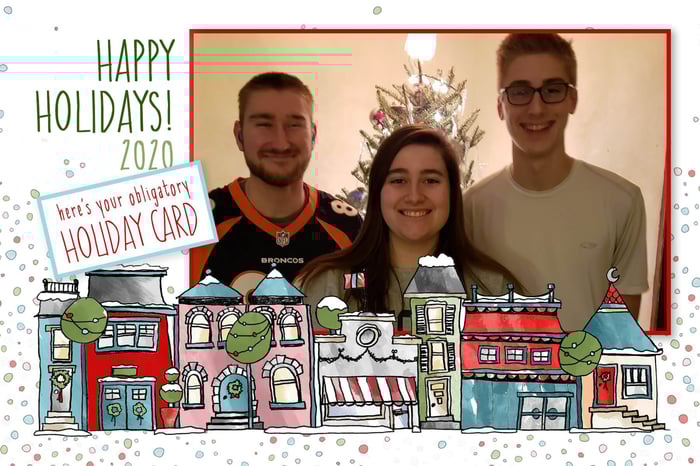 Quick 'n Easy Hybrid Photo Cards for the Holidays