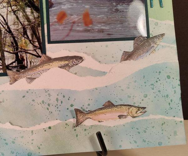 PanPastel Torn Paper Border