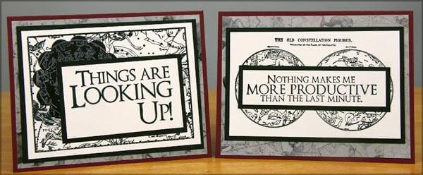 Constellations Club Stamp Cards