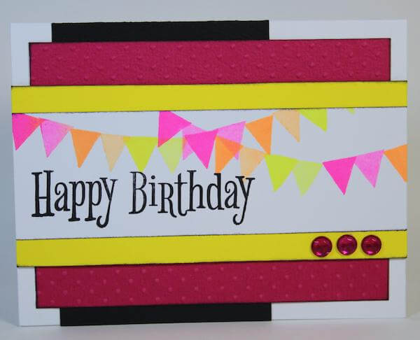 Banner Cards with Recycled UM Stamps