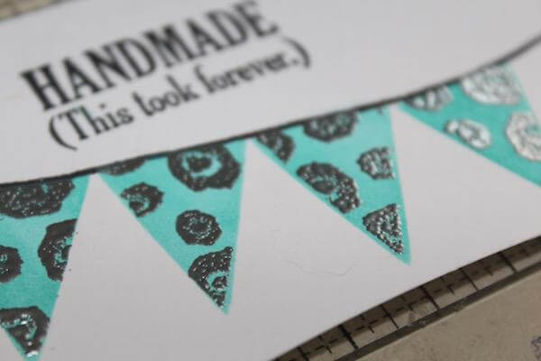 Stamped Stencil Technique