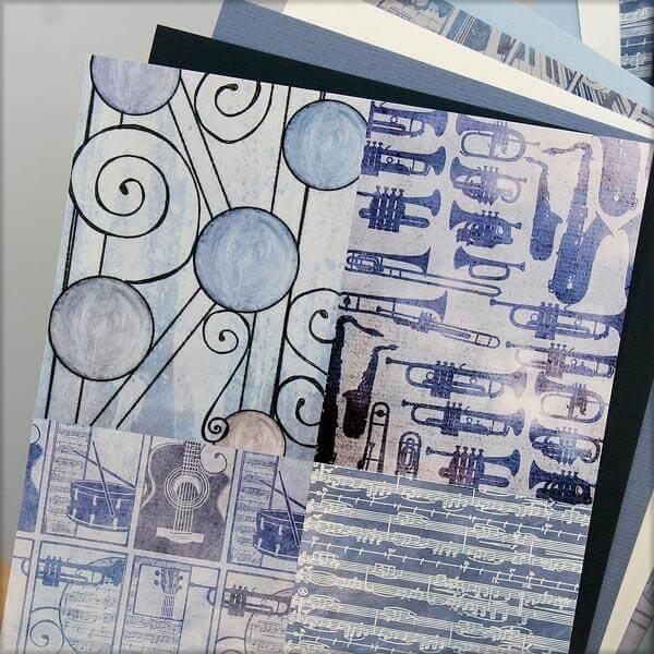 Club Stamp Paper Makeover