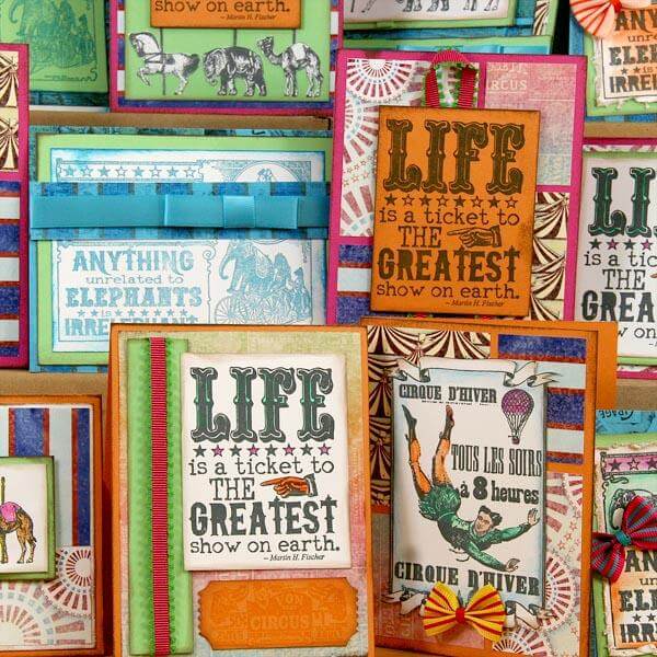 Big Top Club Stamp Cards