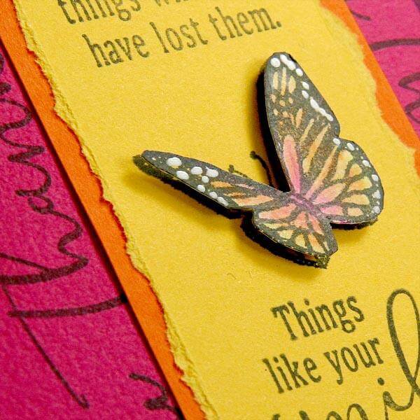 Stamping With Dahlias