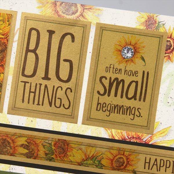 Sunflowers Layouts and Cards