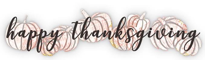 Happy Thanksgiving