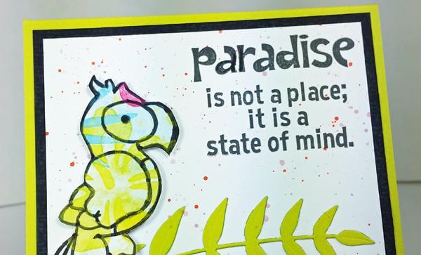 Paradise Turkish Map Explosion Card