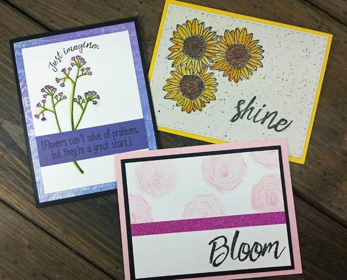 Stamped Bouquet Challenge