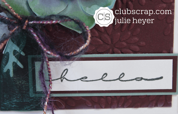 Succulents Dimensional Stencil