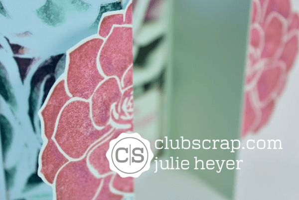 Succulents Gatefold Card