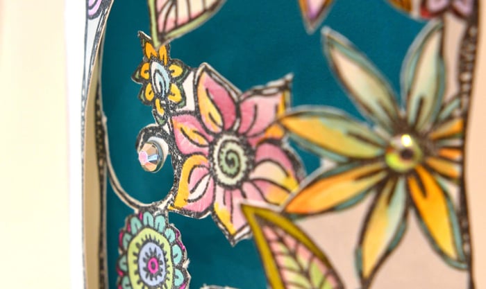 Shadowbox Garden Collage