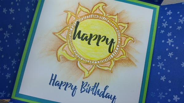 Color Me Happy Envelope Card