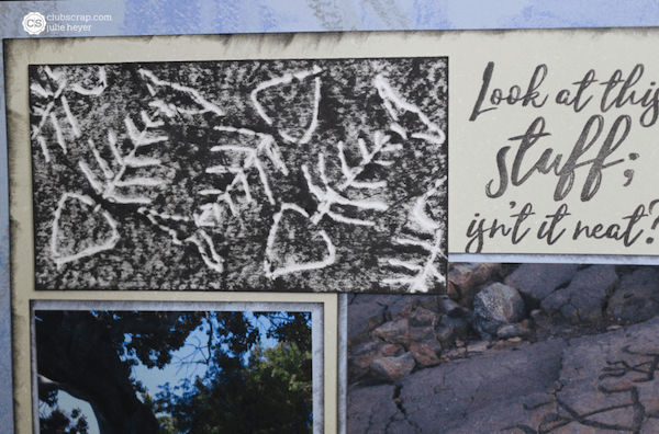 Faux Petroglyph Technique featuring the Polynesian stencil