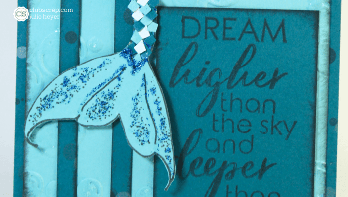 Mermaid Card inspired by two Forum Challenges.