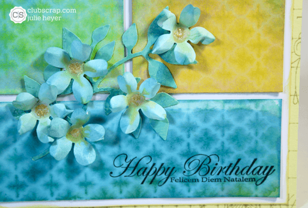 Watercolor Imprinting Technique with Distress Oxide Inks