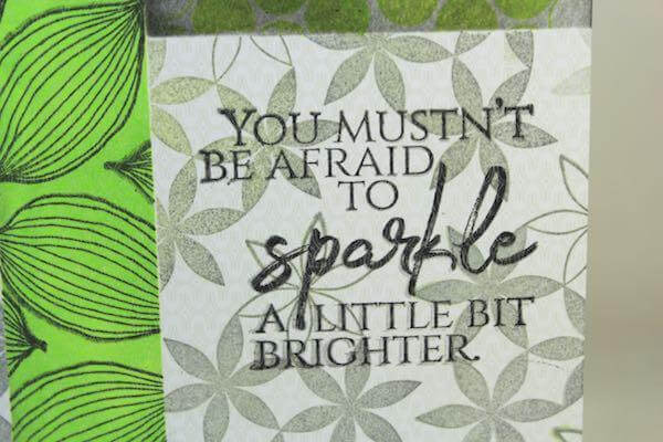 One Layer Card featuring Pattern Play Stamps