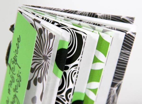 Ascending Autograph Book with Quad Prints