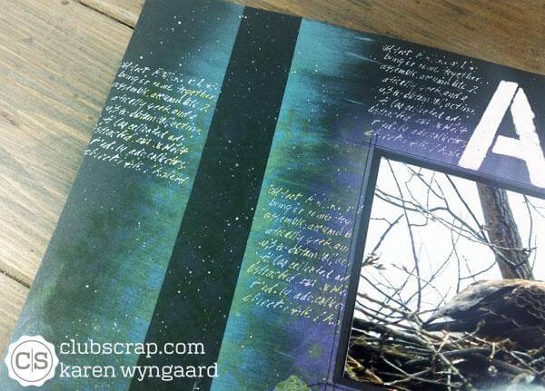 June Artist Team Challenge--Just one layer.