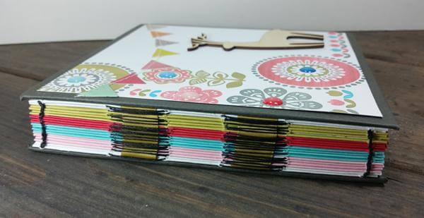 Scandinavia Blog Hop--Let's stitch a mini album.
