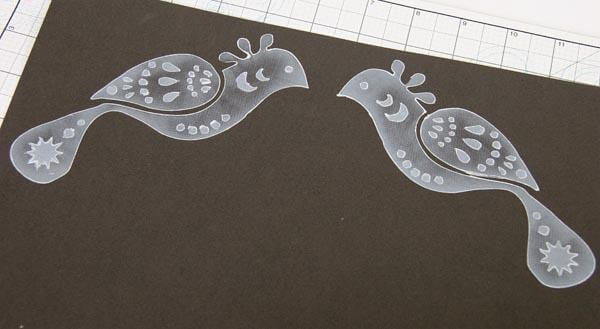 Bird Stencil Techniques - Scandinavia Lite Collection