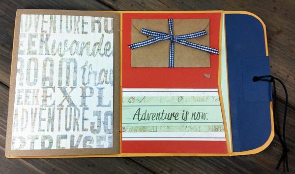 YouTube Challenge: Make an Adirondacks Envelope Book.