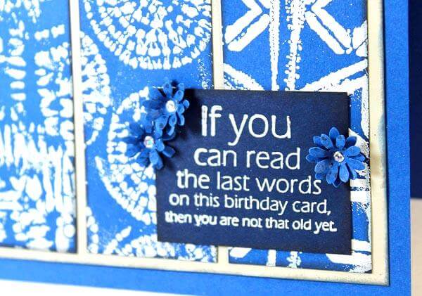 Shibori Stamps - Making Cards With Kay and Julie