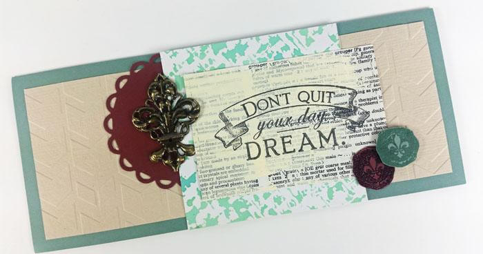 Add stamps to your card kit to create extra special greetings!