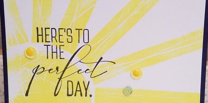 Here's a bright idea--Sunburst Block Printing!