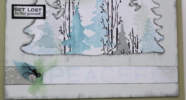 Alpine Faux Wood wall hanging project