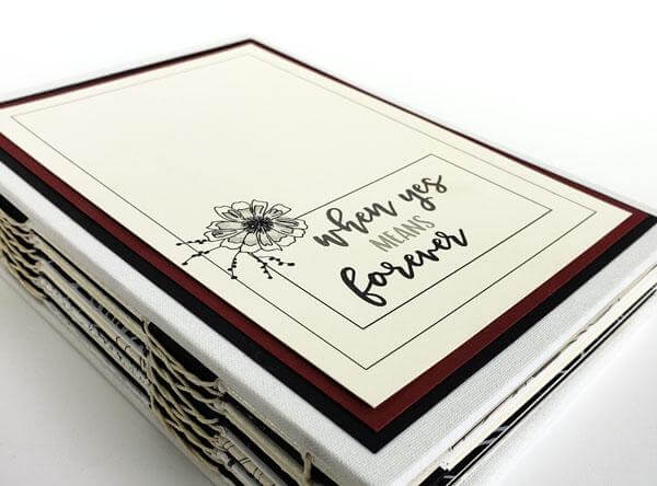 Wedding journal - Creating a special keepsake.