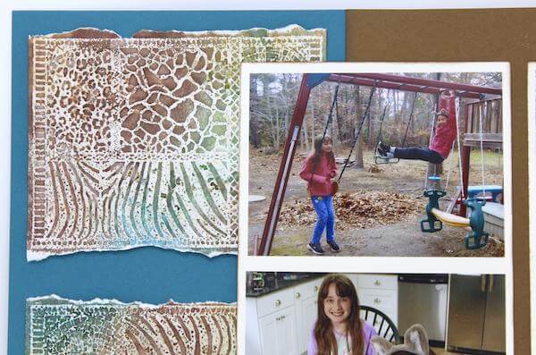 Mists Resist Technique with a Gone Wild Stamp!