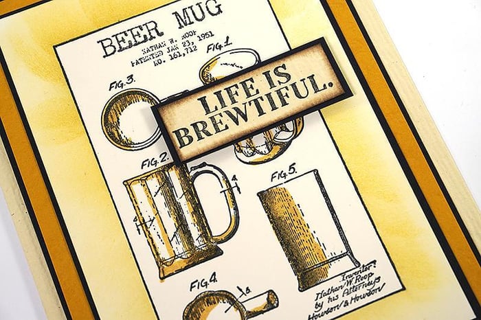 Oktoberfest Stamps make me hoppy. They're brewtiful.