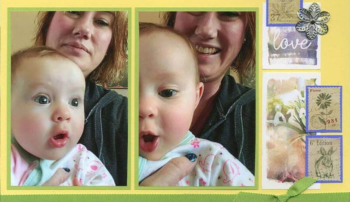 Scrapping Easter on the In Bloom Collection