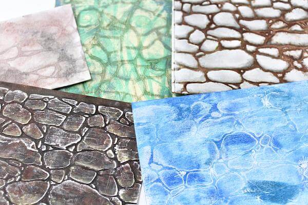 Cobblestone Stencil Backgrounds - Five Fabulous Techniques